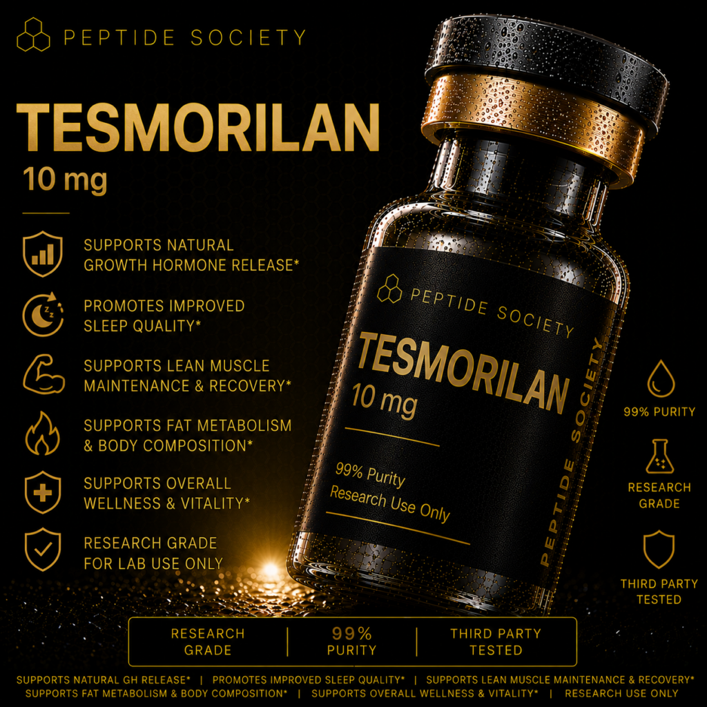 Tesamorelin – 10mg — research peptide vial
