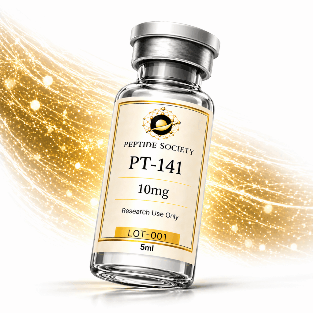 PT-141 (Bremelanotide) — 10mg — research peptide vial