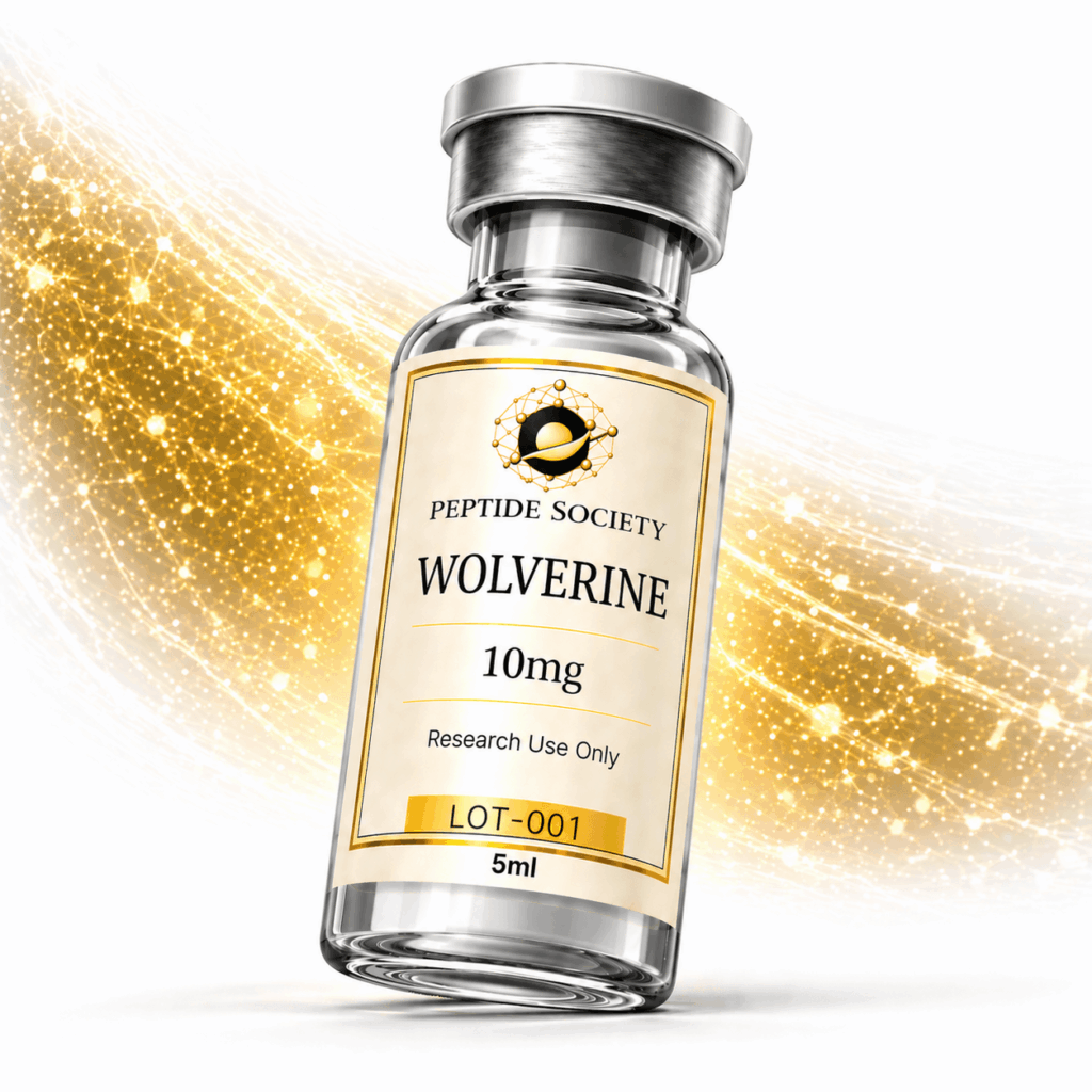 Wolverine (BPC-157 + TB-500) 10mg — research peptide vial