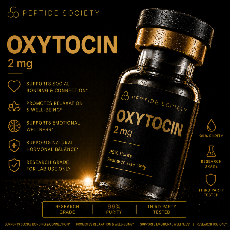 Oxytocin — 2mg — research peptide vial