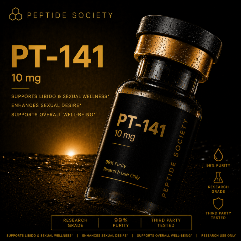 PT-141 10mg — research peptide vial