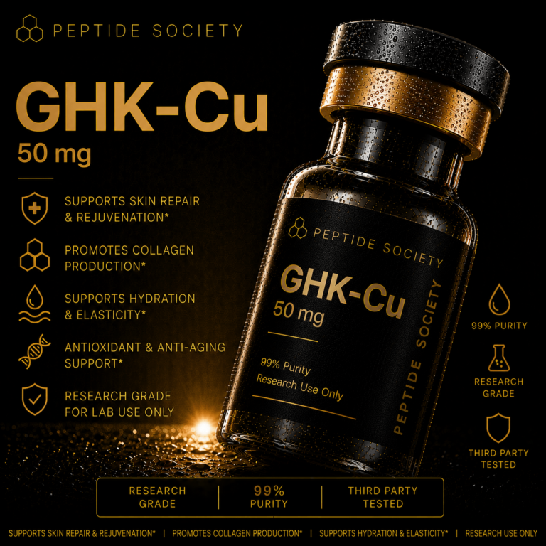 GHK-Cu (Copper Peptide) 50mg — research peptide vial